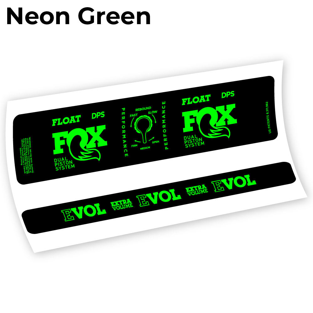 Stickers Fox DPS Performance 2021, shock compatibles Autocollants amortisseur