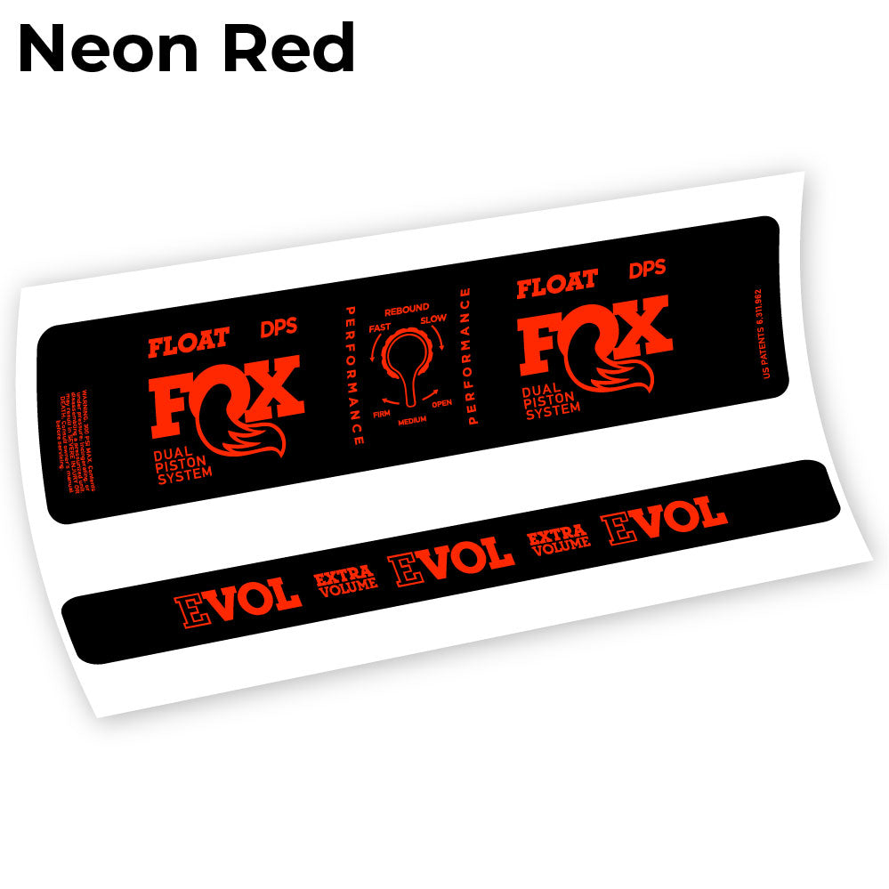 Stickers Fox DPS Performance 2021, shock compatibles Autocollants amortisseur