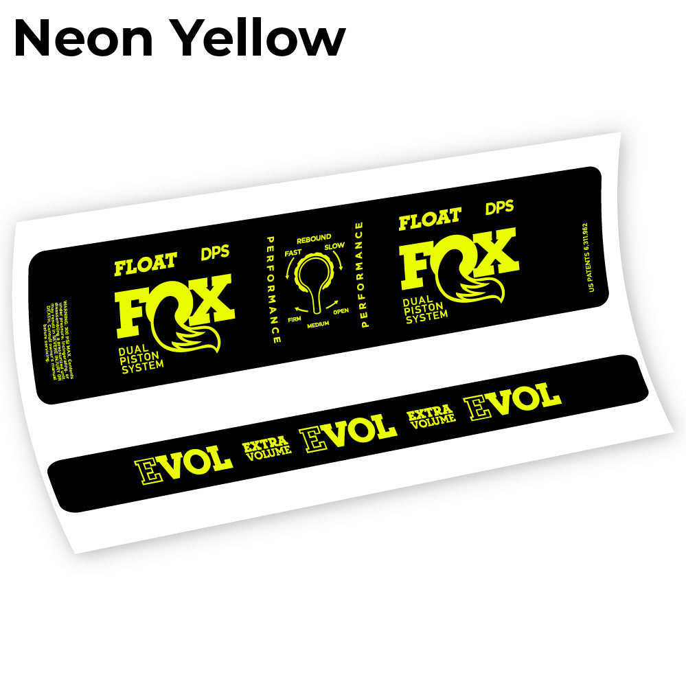 Stickers Fox DPS Performance 2021, shock compatibles Autocollants amortisseur