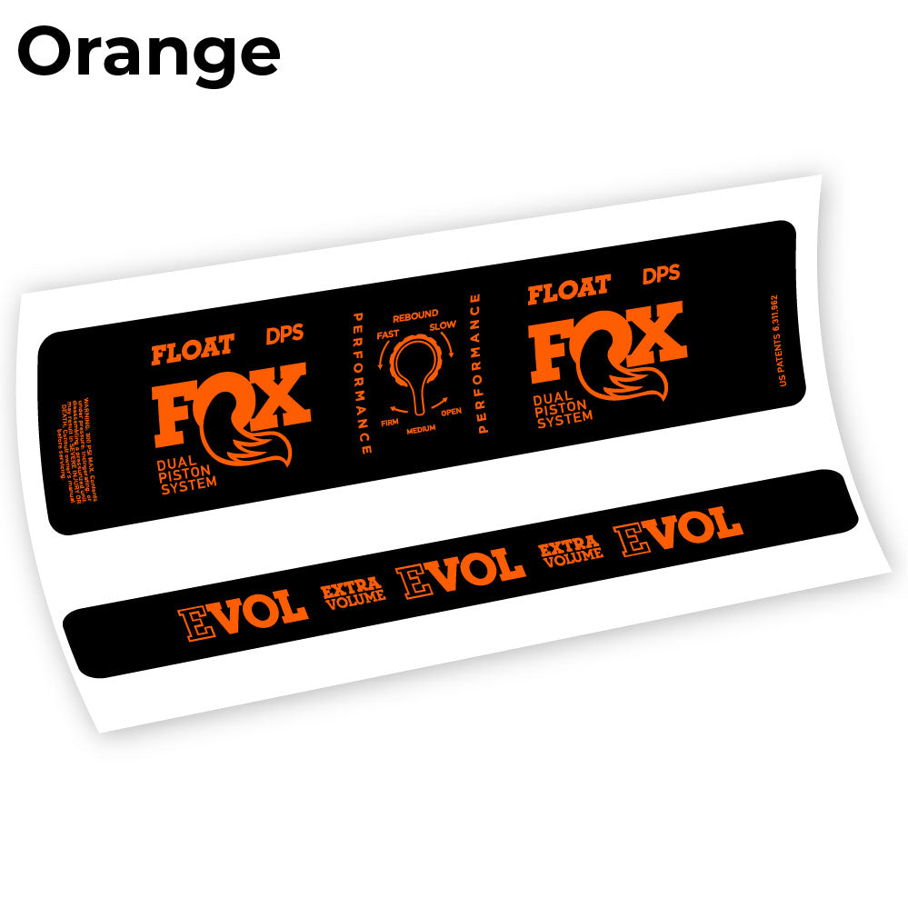 Stickers Fox DPS Performance 2021, shock compatibles Autocollants amortisseur