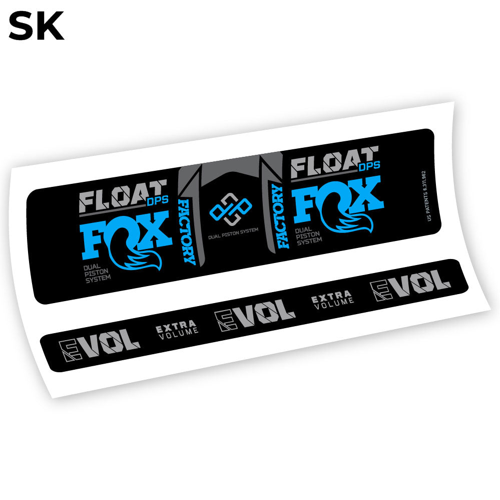 Stickers Fox Float DPS 2021 compatibles Autocollants amortisseur