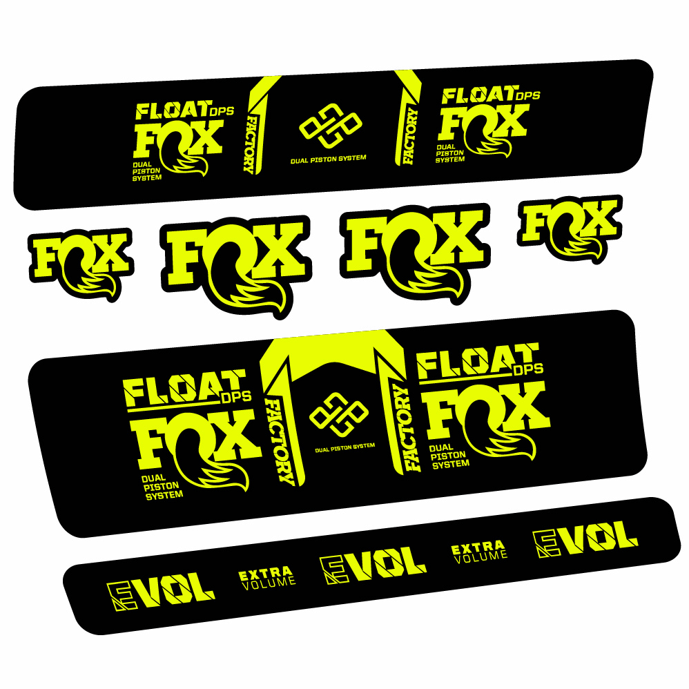 Stickers Fox Float Factory DPS compatibles Autocollants amortisseur