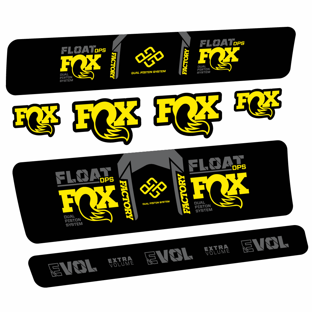 Stickers Fox Float Factory DPS compatibles Autocollants amortisseur