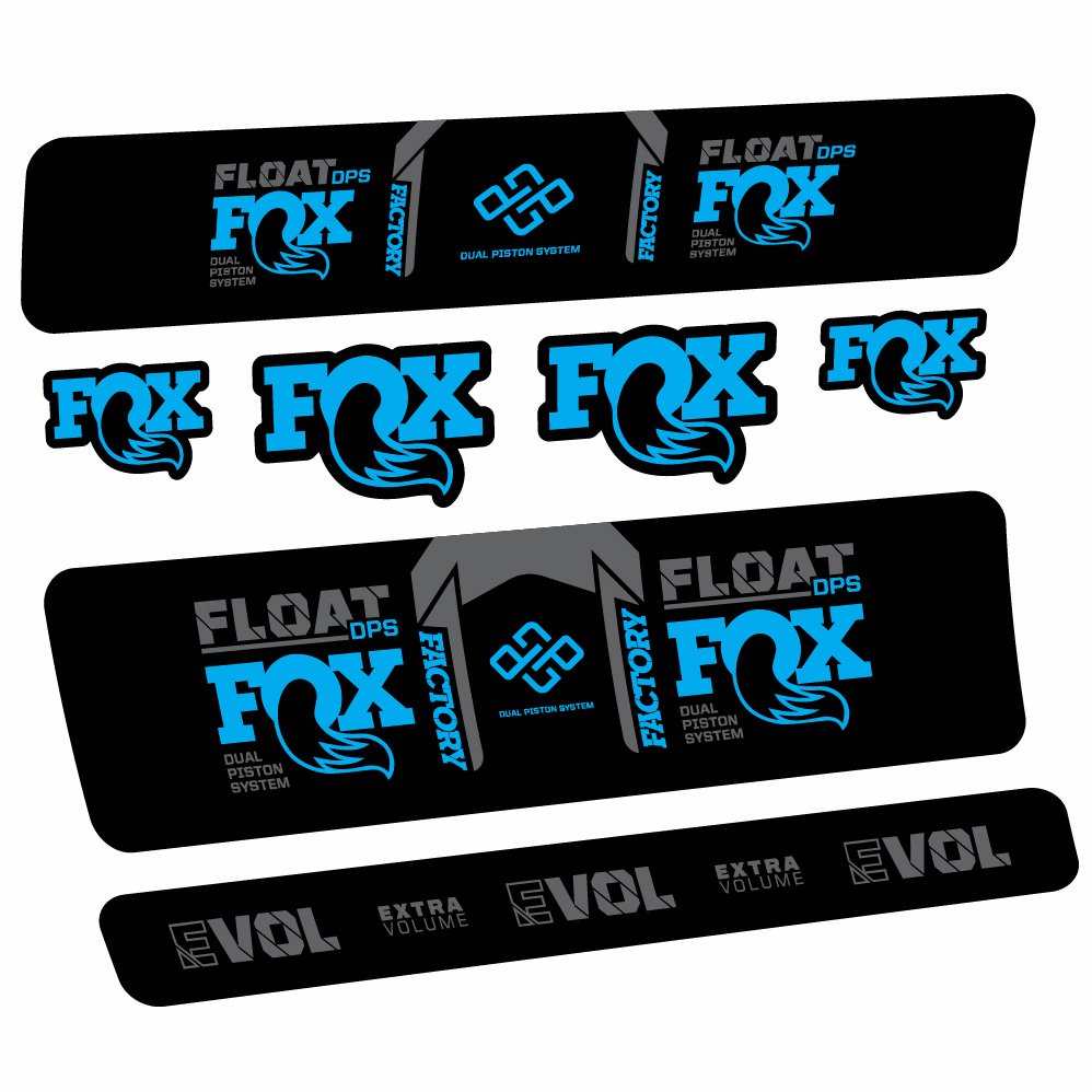 Stickers Fox Float Factory DPS compatibles Autocollants amortisseur