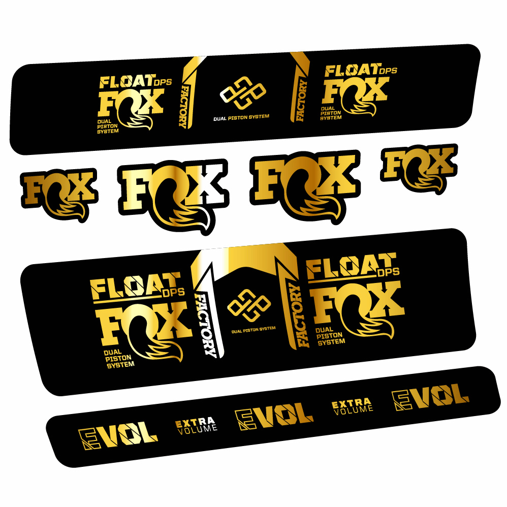 Stickers Fox Float Factory DPS compatibles Autocollants amortisseur