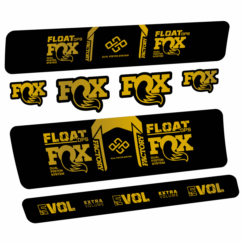 Stickers Fox Float Factory DPS compatibles Autocollants amortisseur