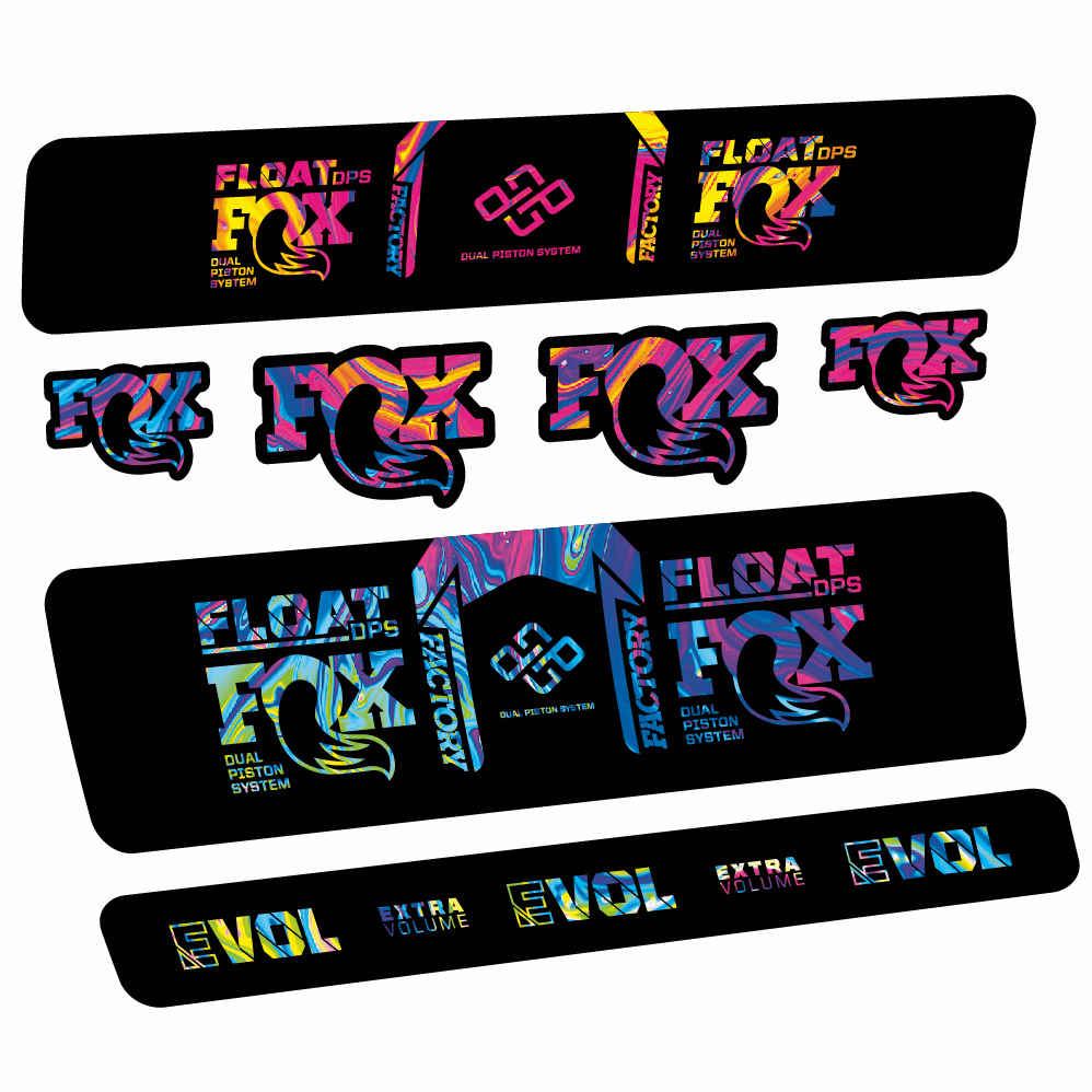 Stickers Fox Float Factory DPS compatibles Autocollants amortisseur