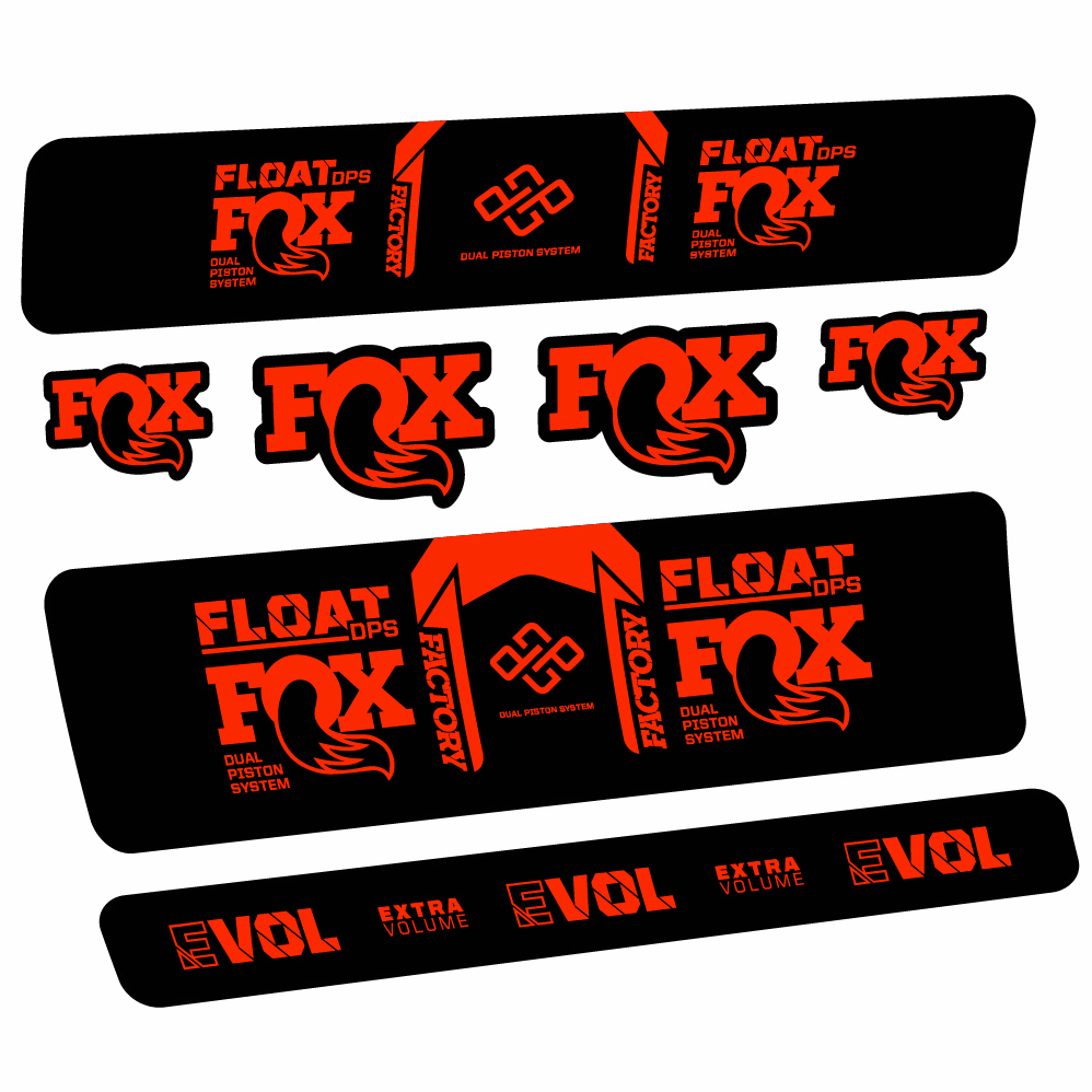 Stickers Fox Float Factory DPS compatibles Autocollants amortisseur