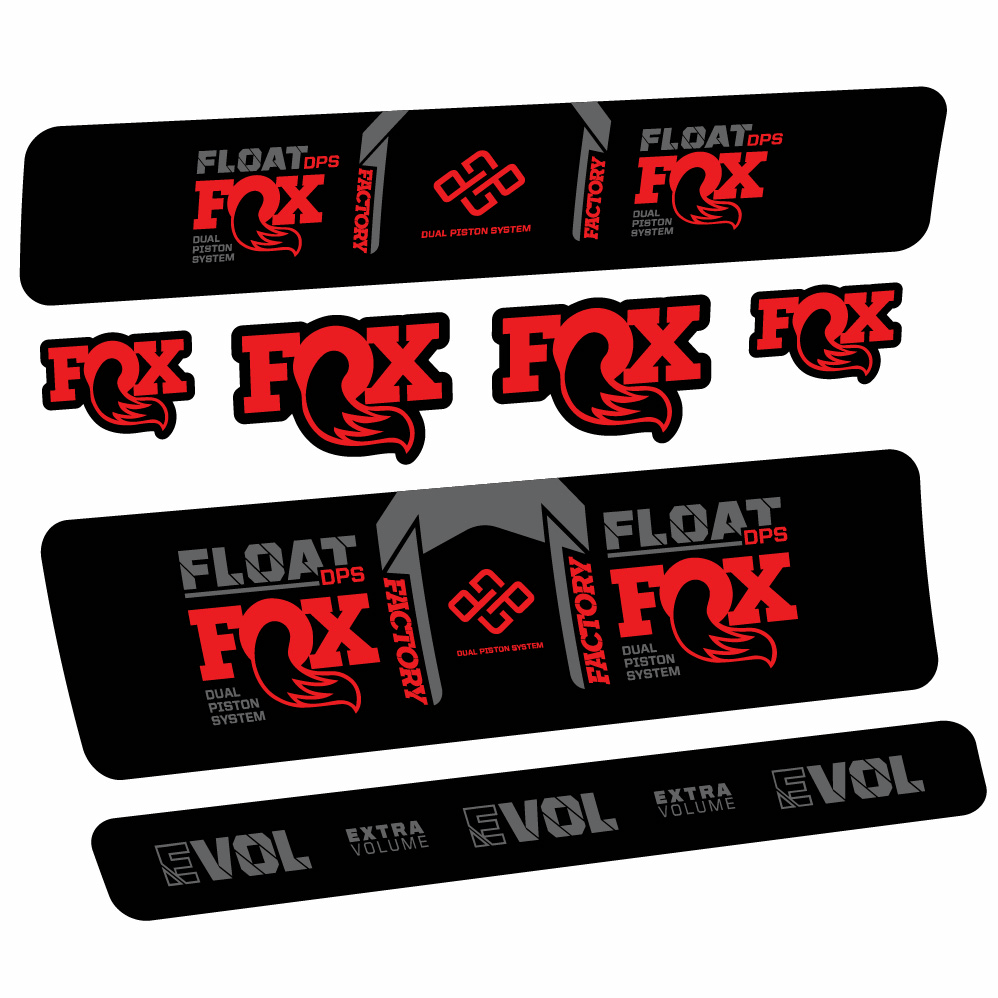 Stickers Fox Float Factory DPS compatibles Autocollants amortisseur