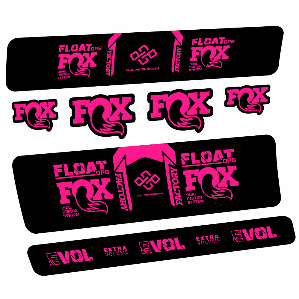 Stickers Fox Float Factory DPS compatibles Autocollants amortisseur