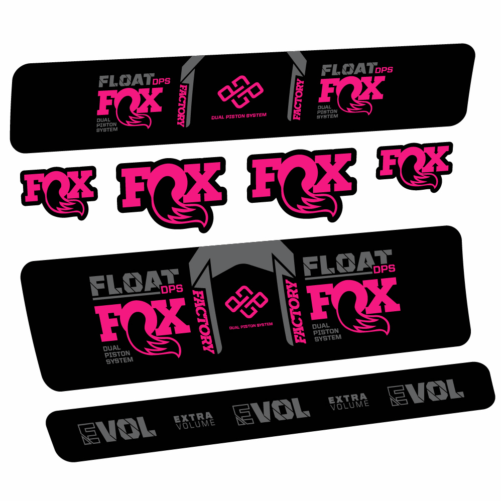 Stickers Fox Float Factory DPS compatibles Autocollants amortisseur