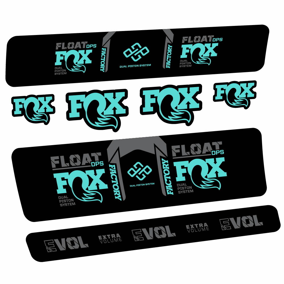 Stickers Fox Float Factory DPS compatibles Autocollants amortisseur