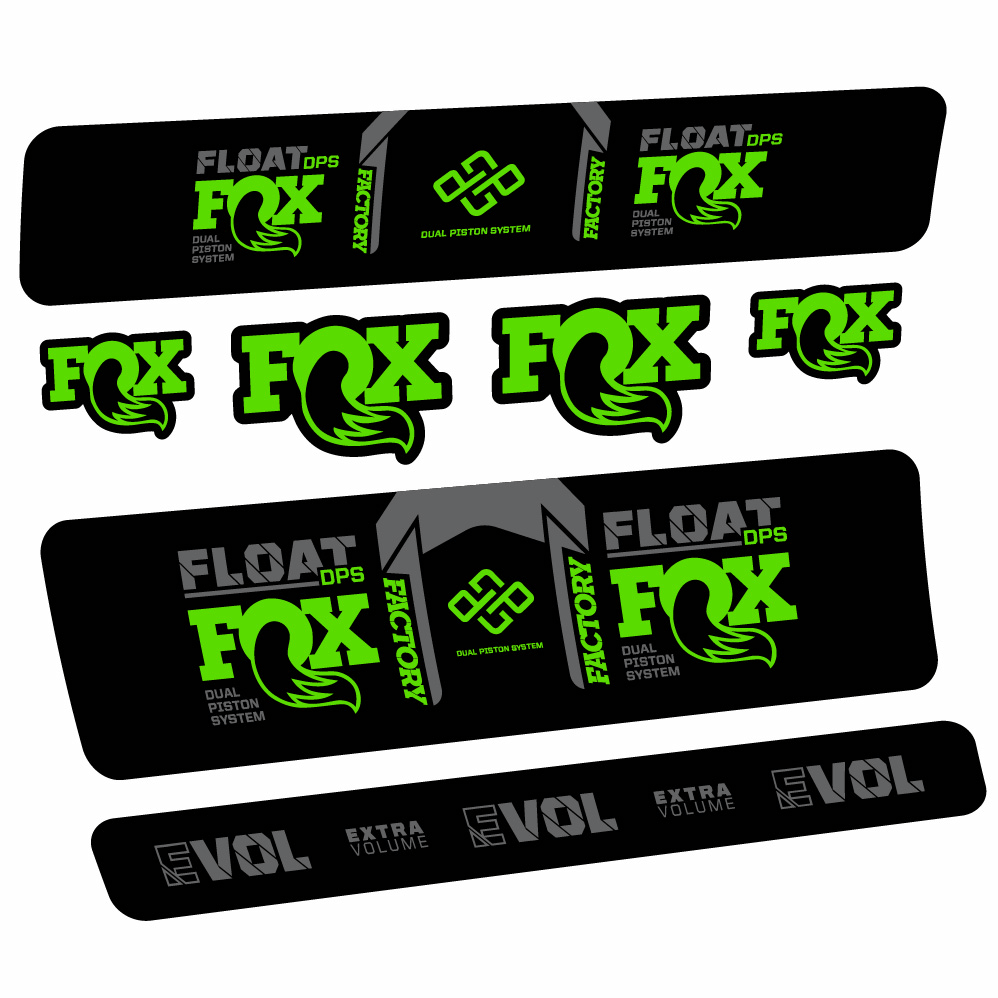 Stickers Fox Float Factory DPS compatibles Autocollants amortisseur