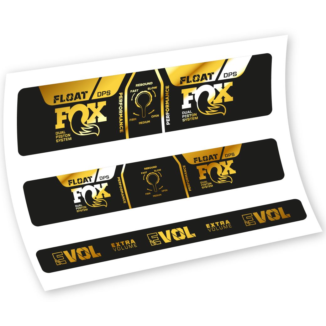 Stickers Fox Float DPS Performance 2021 compatibles Autocollants amortisseur