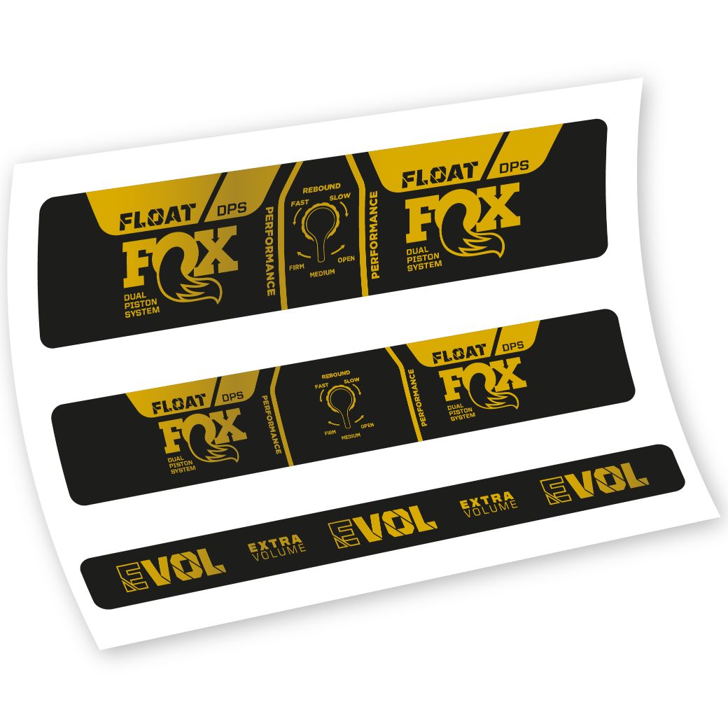 Stickers Fox Float DPS Performance 2021 compatibles Autocollants amortisseur