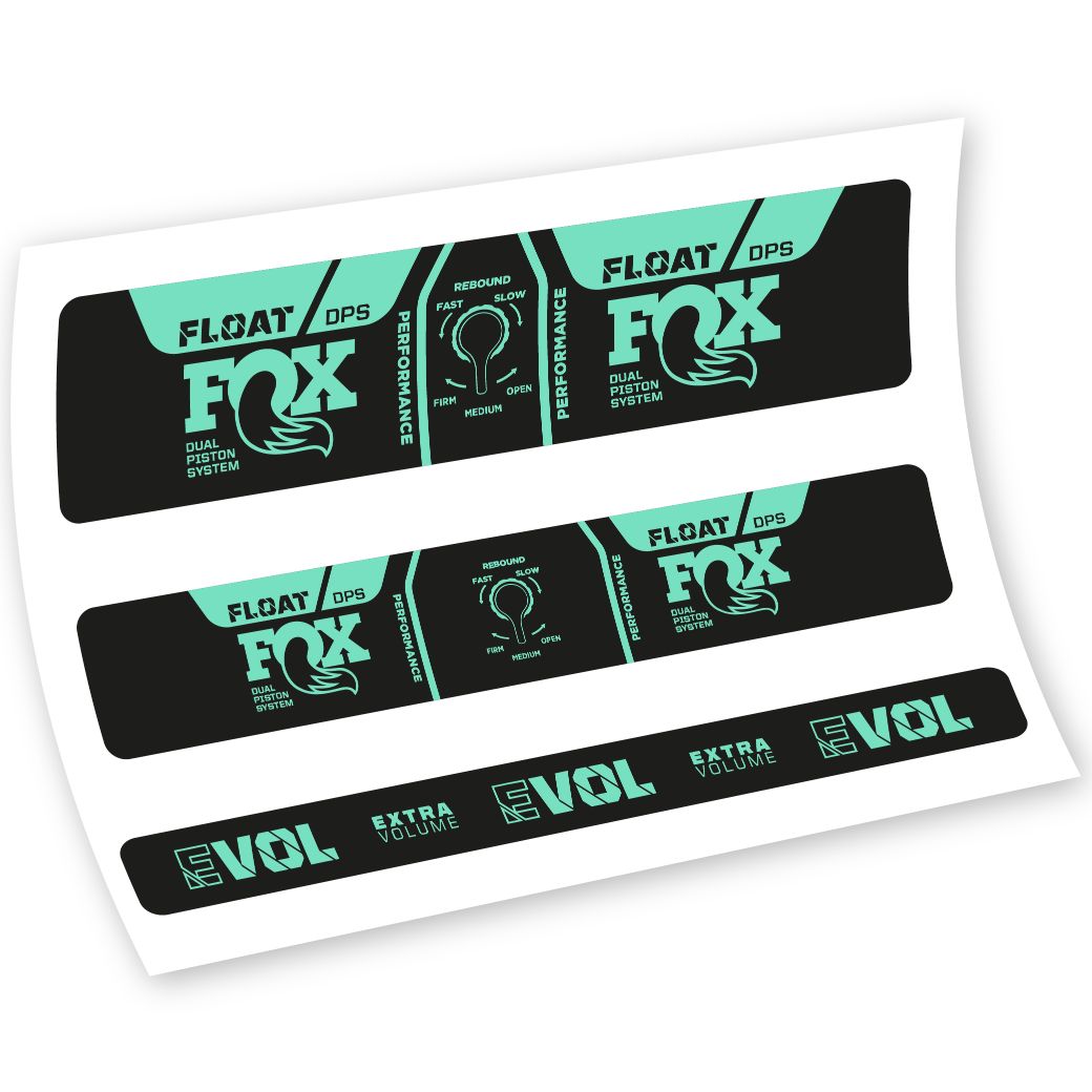 Stickers Fox Float DPS Performance 2021 compatibles Autocollants amortisseur