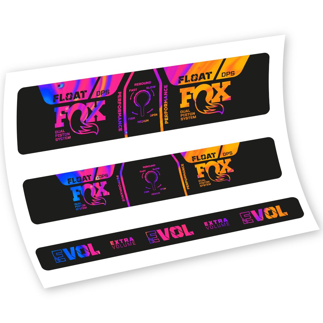 Stickers Fox Float DPS Performance 2021 compatibles Autocollants amortisseur