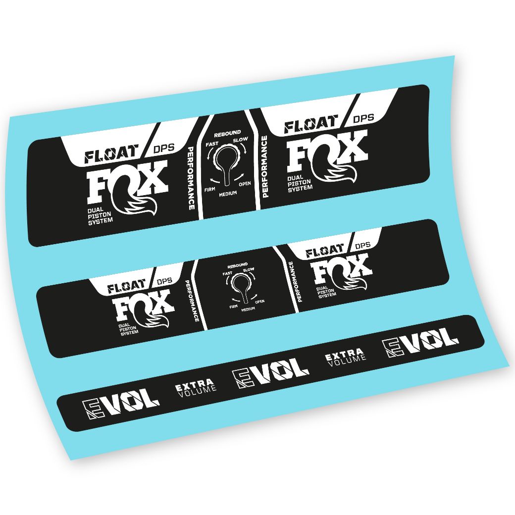Stickers Fox Float DPS Performance 2021 compatibles Autocollants amortisseur