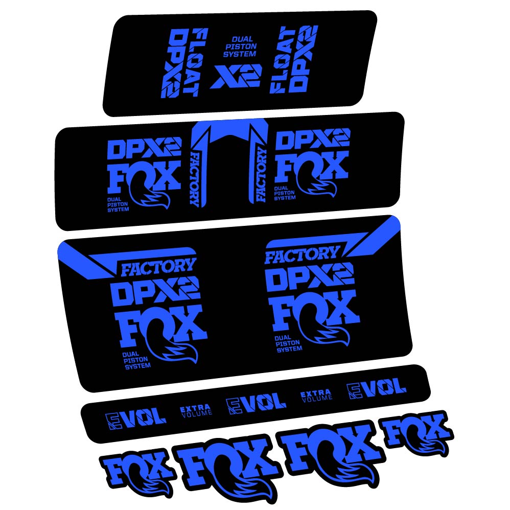 Stickers Fox Float DPX2 2021 compatibles Autocollants amortisseur