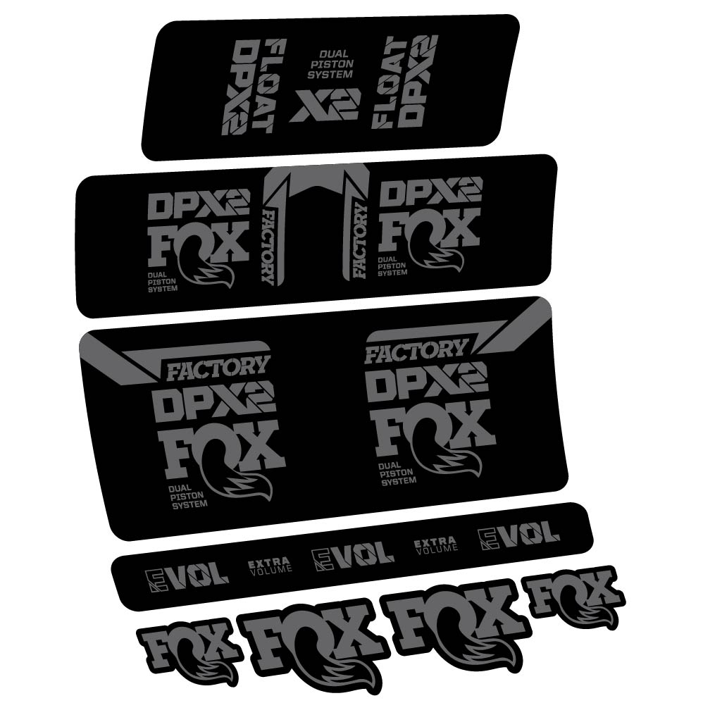 Stickers Fox Float DPX2 2021 compatibles Autocollants amortisseur