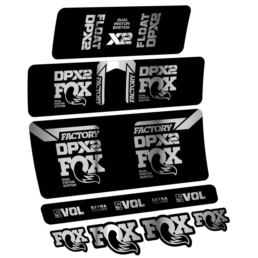 Stickers Fox Float DPX2 2021 compatibles Autocollants amortisseur
