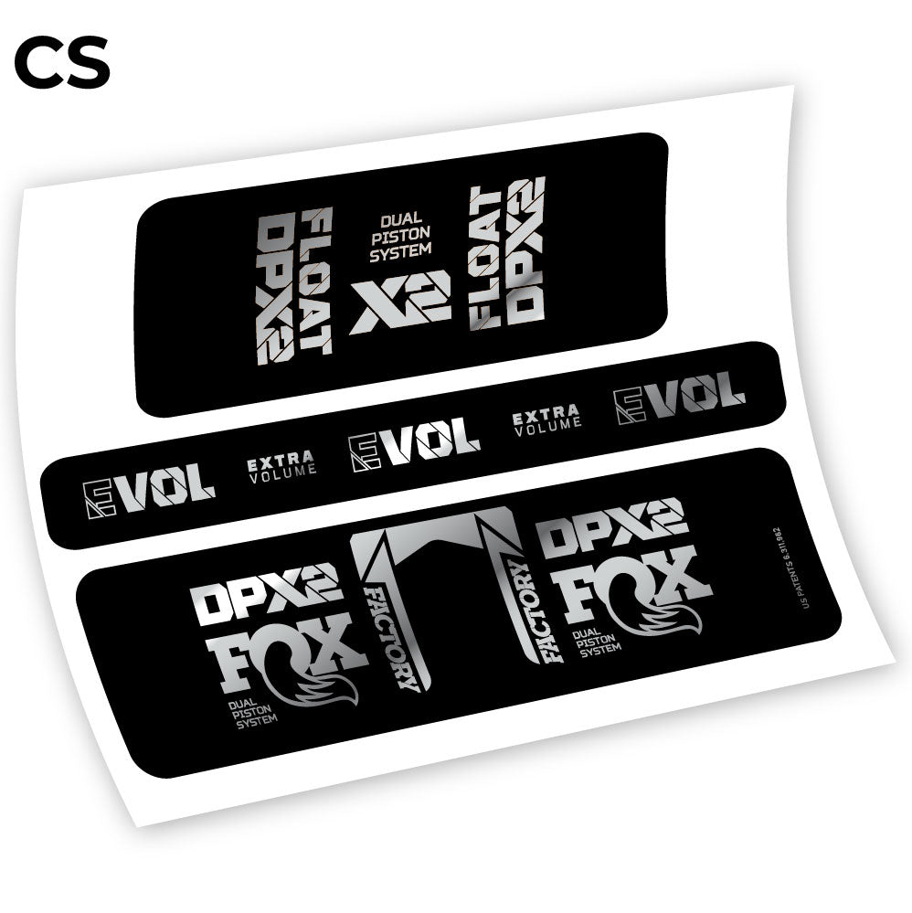 Stickers Fox Float Factory Racing DPX2 2021 compatibles Autocollants amortisseur
