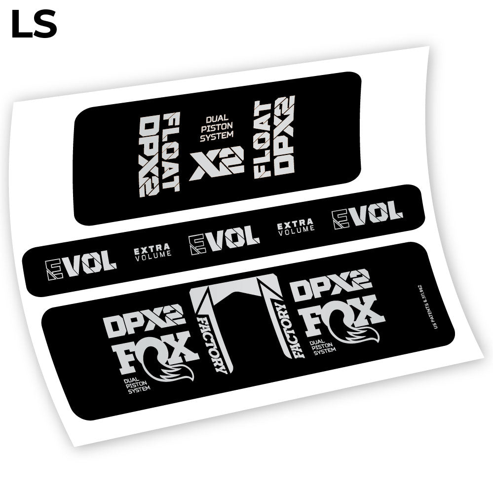 Stickers Fox Float Factory Racing DPX2 2021 compatibles Autocollants amortisseur