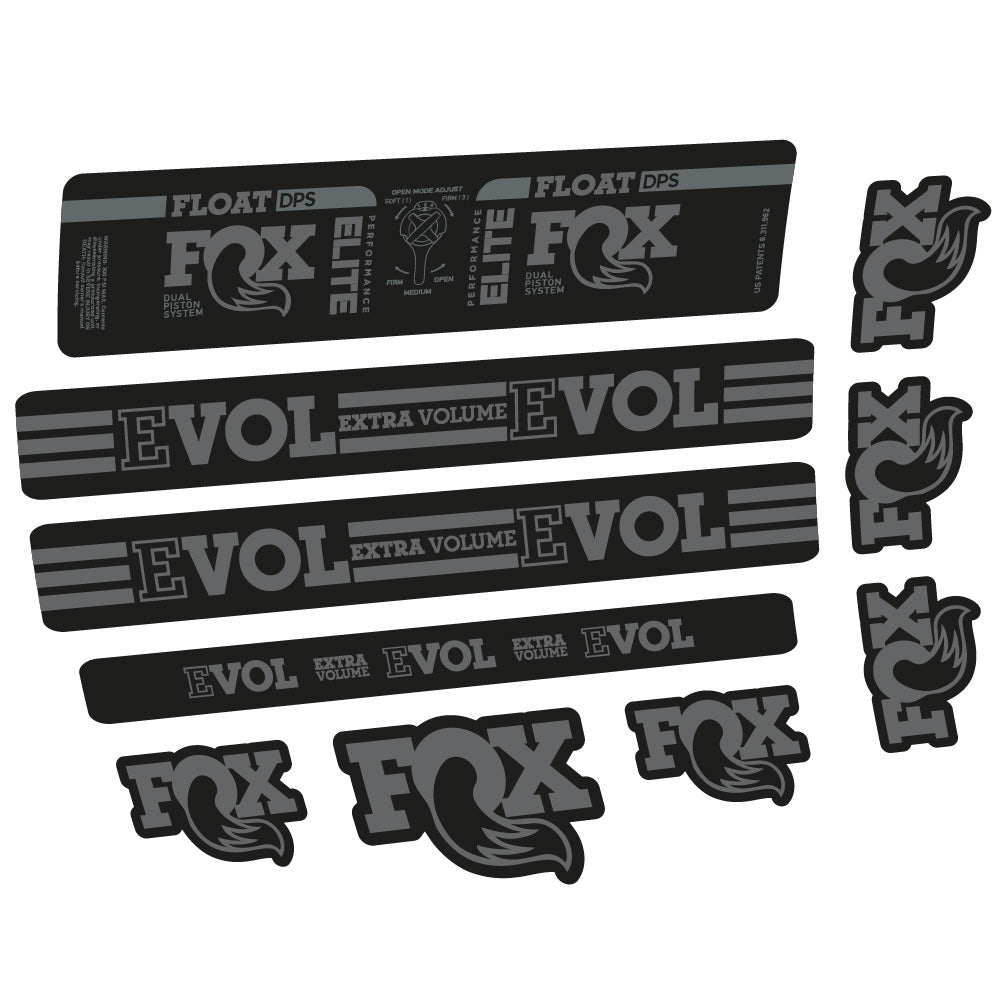 Stickers Fox Float DPS Elite compatibles Autocollants amortisseur