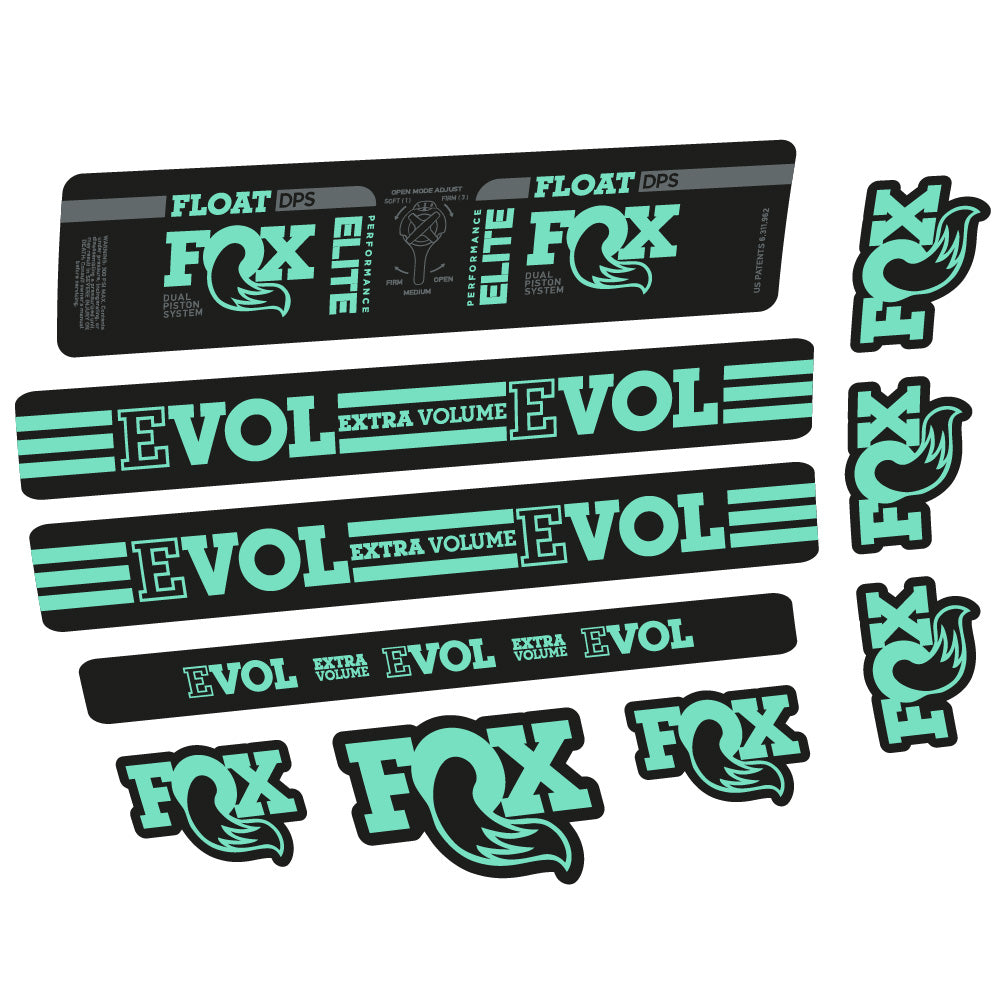 Stickers Fox Float DPS Elite compatibles Autocollants amortisseur