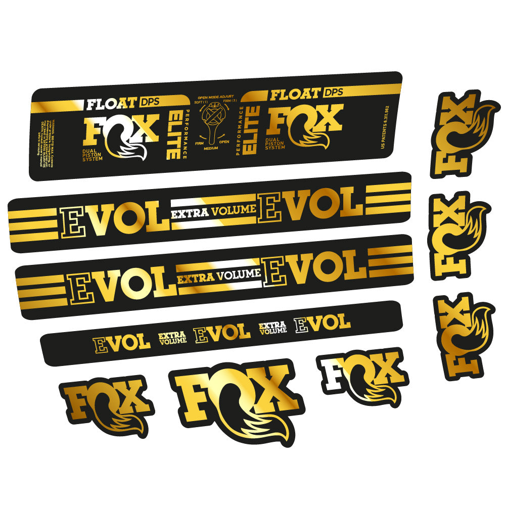 Stickers Fox Float DPS Elite compatibles Autocollants amortisseur