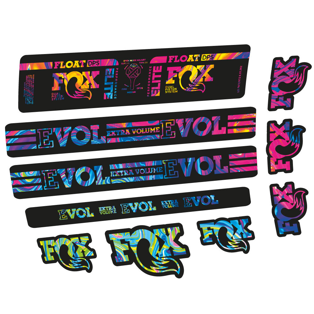 Stickers Fox Float DPS Elite compatibles Autocollants amortisseur
