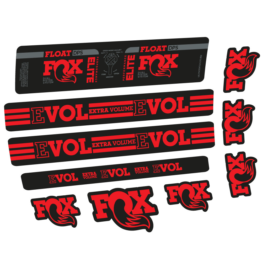 Stickers Fox Float DPS Elite compatibles Autocollants amortisseur