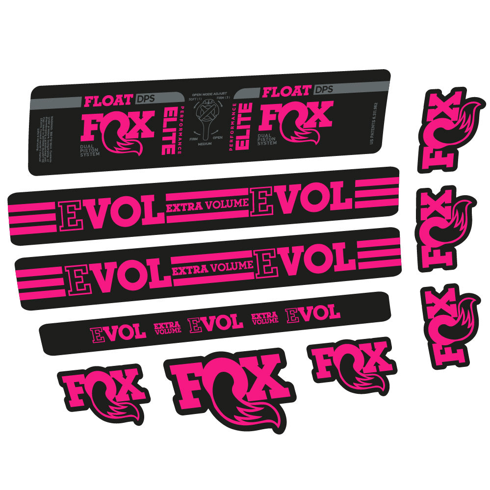 Stickers Fox Float DPS Elite compatibles Autocollants amortisseur