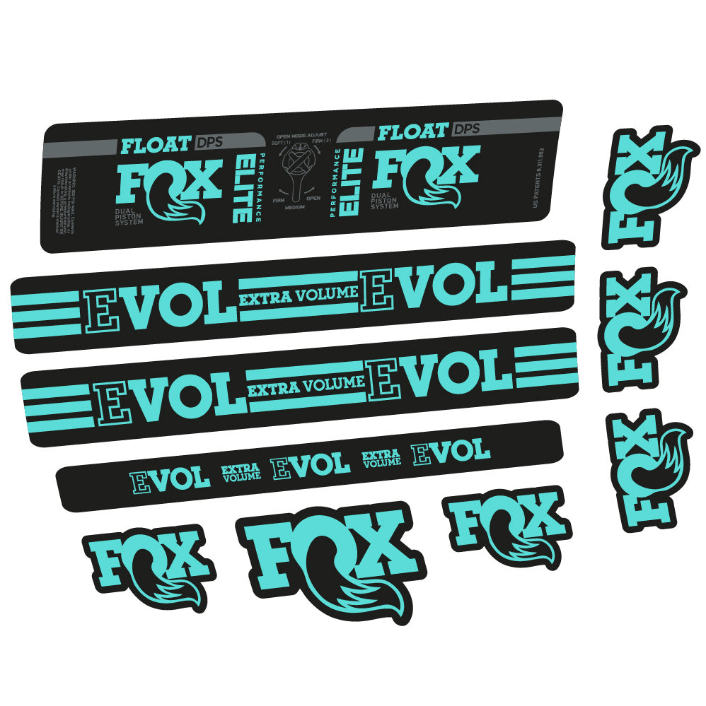 Stickers Fox Float DPS Elite compatibles Autocollants amortisseur