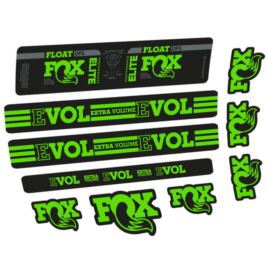 Stickers Fox Float DPS Elite compatibles - Autocollants amortisseur VTT