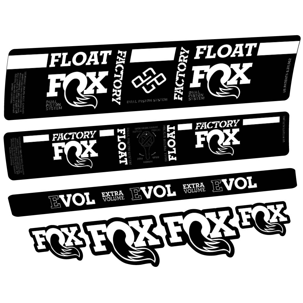 Stickers Fox DPS Factory 2019 compatibles Autocollants amortisseur