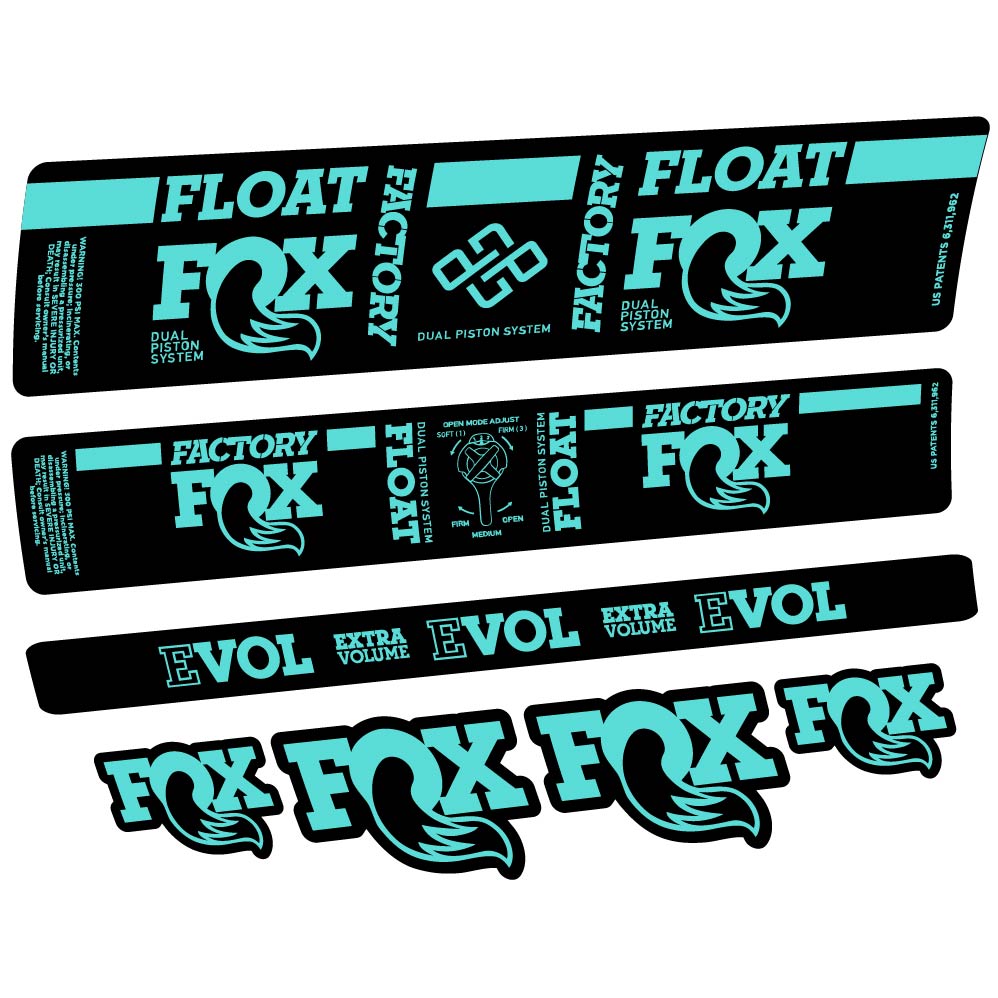 Stickers Fox DPS Factory 2019 compatibles Autocollants amortisseur