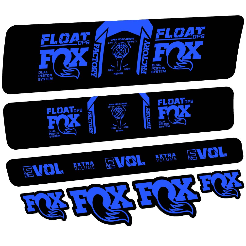 Stickers Fox Float DPS Factory 2021 compatibles Autocollants amortisseur
