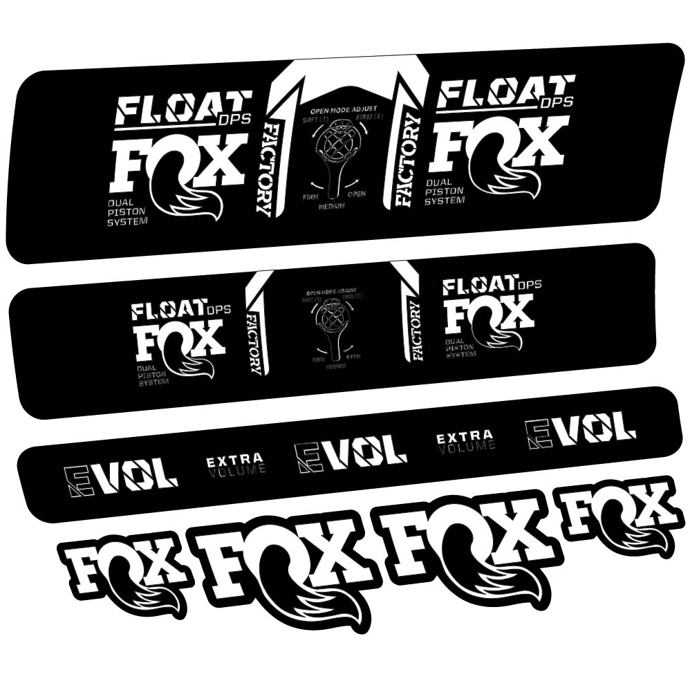 Stickers Fox Float DPS Factory 2021 compatibles Autocollants amortisseur