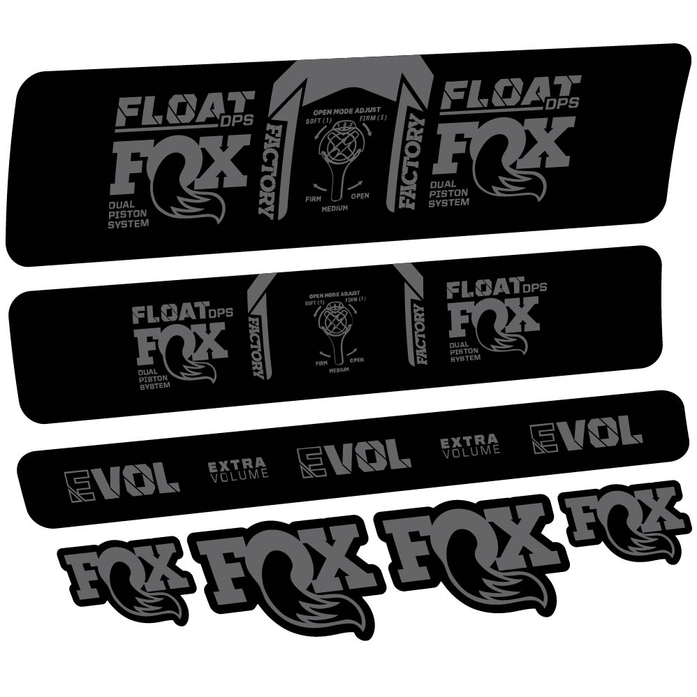 Stickers Fox Float DPS Factory 2021 compatibles Autocollants amortisseur