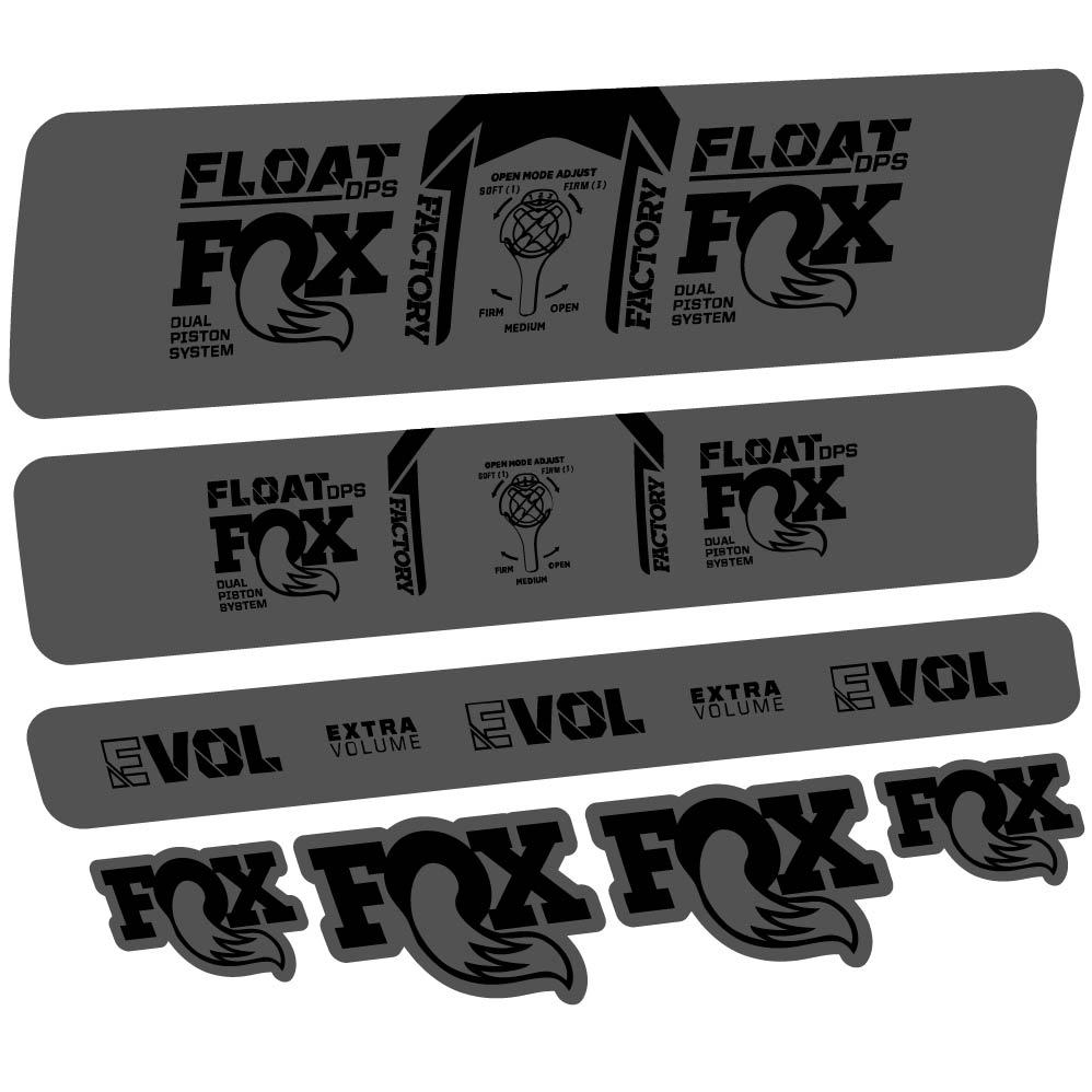 Stickers Fox Float DPS Factory 2021 compatibles Autocollants amortisseur