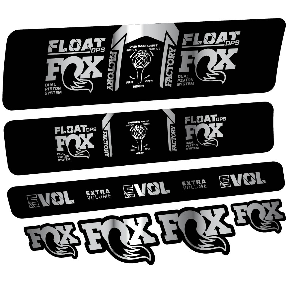 Stickers Fox Float DPS Factory 2021 compatibles Autocollants amortisseur