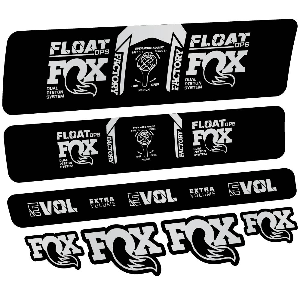 Stickers Fox Float DPS Factory 2021 compatibles Autocollants amortisseur