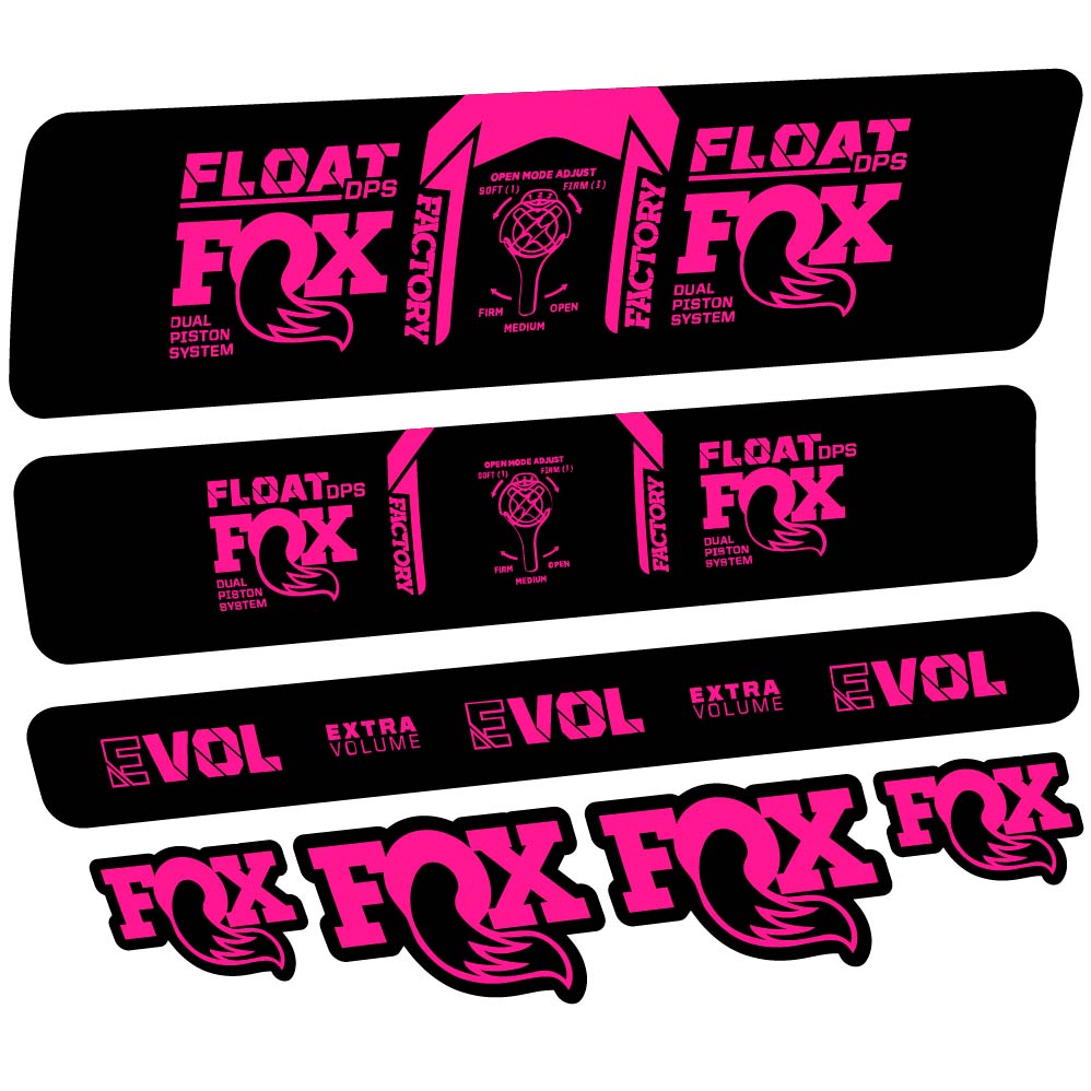 Stickers Fox Float DPS Factory 2021 compatibles Autocollants amortisseur