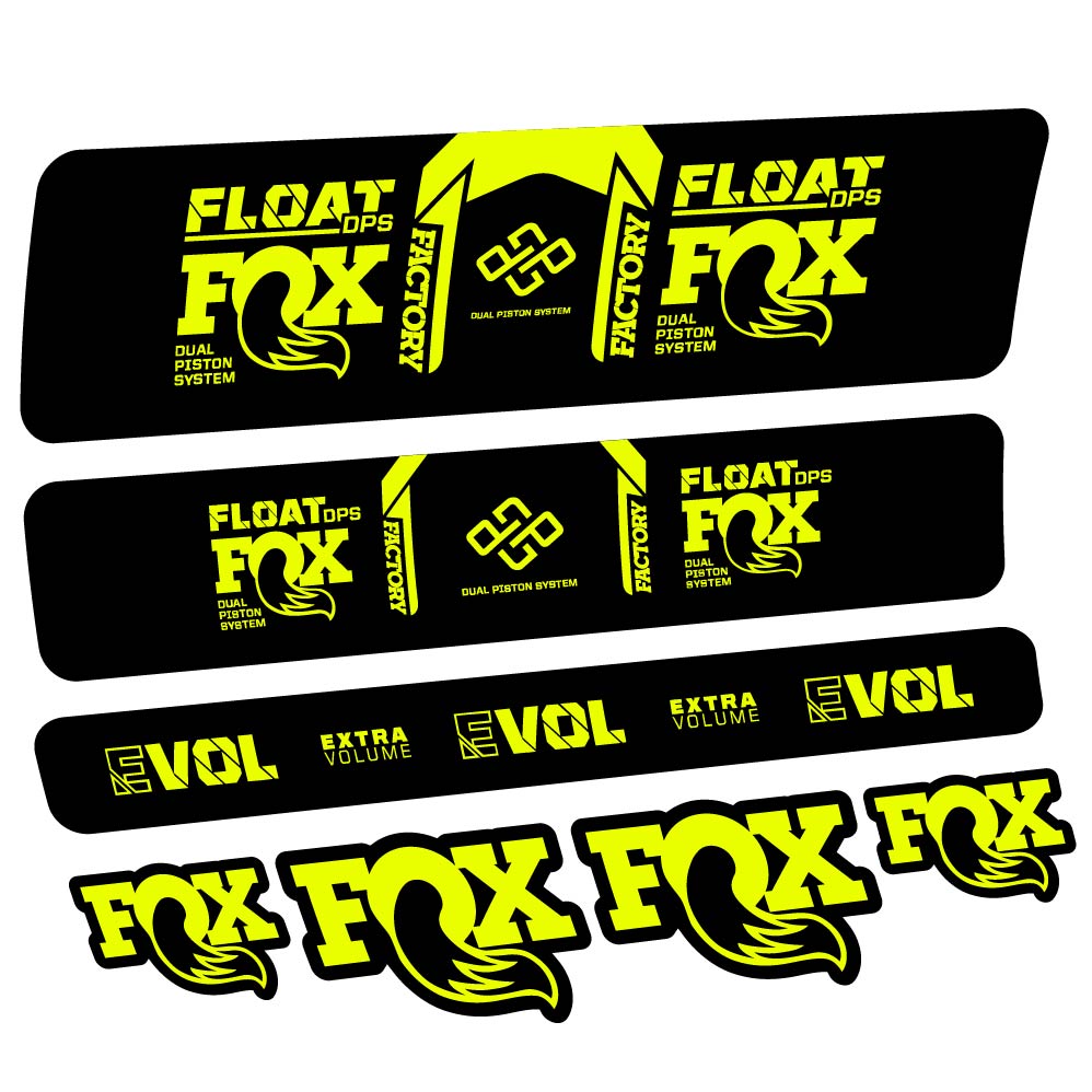 Stickers Fox Float DPS Factory Remote 2021 compatibles Autocollants amortisseur
