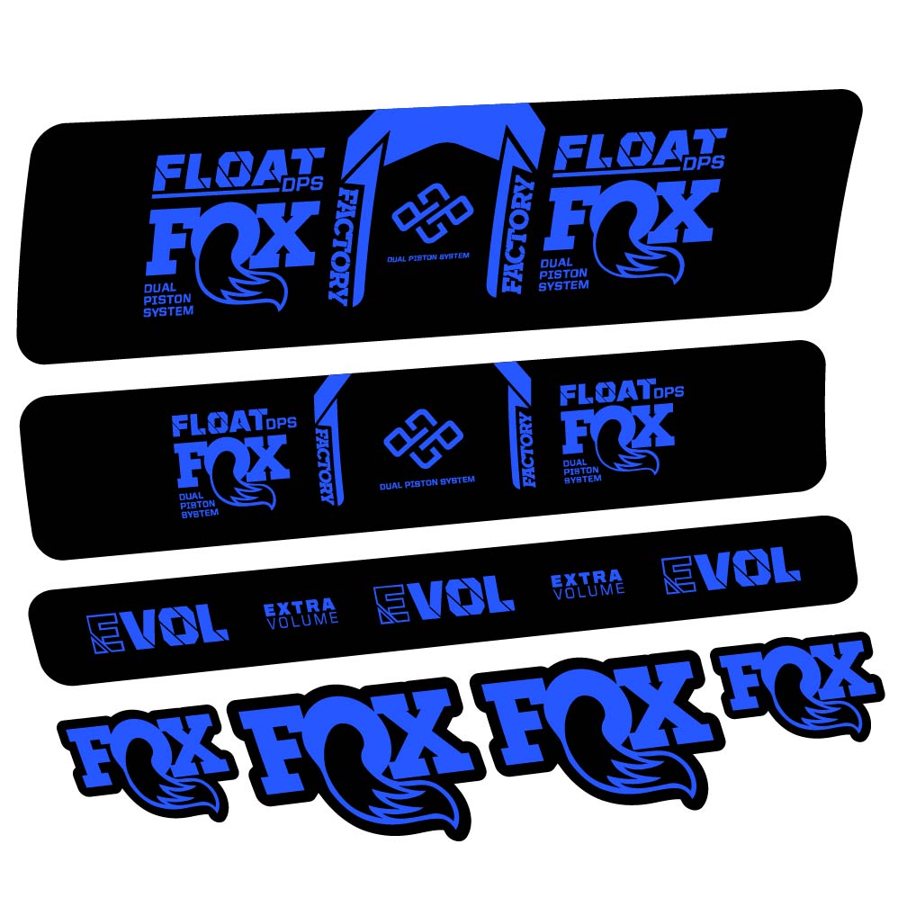 Stickers Fox Float DPS Factory Remote 2021 compatibles Autocollants amortisseur