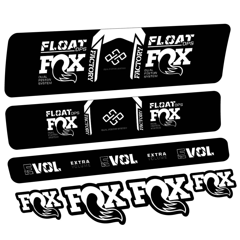 Stickers Fox Float DPS Factory Remote 2021 compatibles Autocollants amortisseur