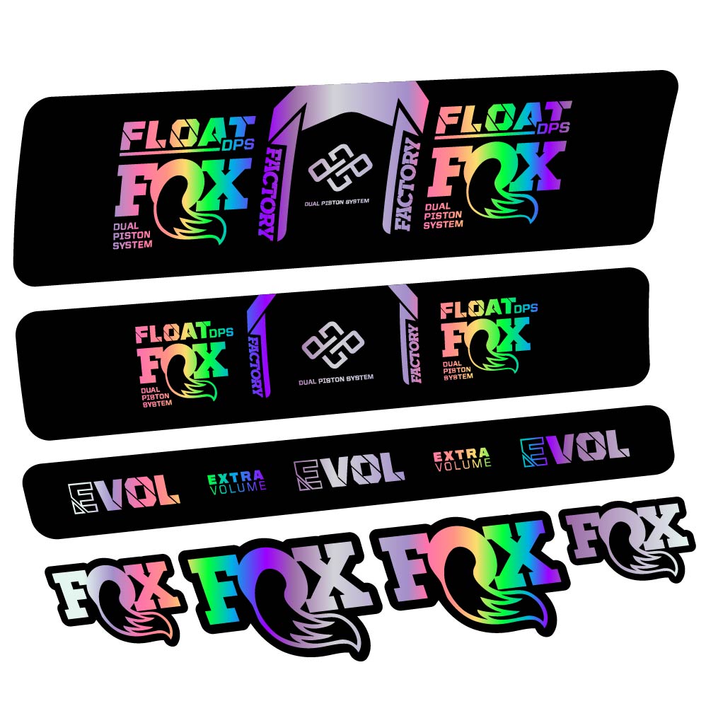 Stickers Fox Float DPS Factory Remote 2021 compatibles Autocollants amortisseur