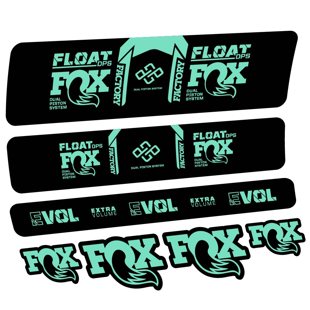 Stickers Fox Float DPS Factory Remote 2021 compatibles Autocollants amortisseur