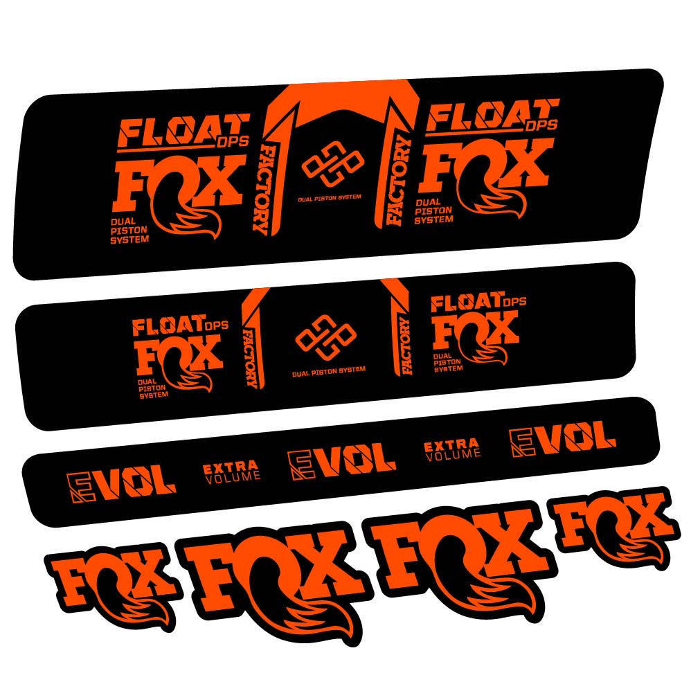 Stickers Fox Float DPS Factory Remote 2021 compatibles Autocollants amortisseur